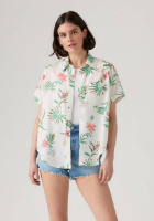 Picture of Darlene Linen Blend Short Sleeve Shirt