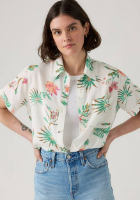 Picture of Darlene Linen Blend Short Sleeve Shirt