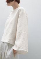 Picture of FLOWING JAPANESE-STYLE CROPPED - Blouse