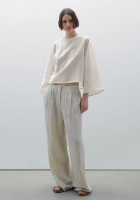 Picture of FLOWING JAPANESE-STYLE CROPPED - Blouse