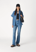 Picture of ONLSANDRA ZIP BOX - Flared Jeans
